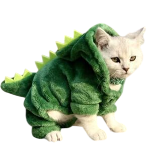 Ropa de dinosaurio para perro y gato