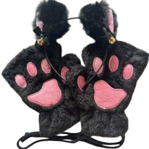 Conjunto de Guantes con Diseño gatuno