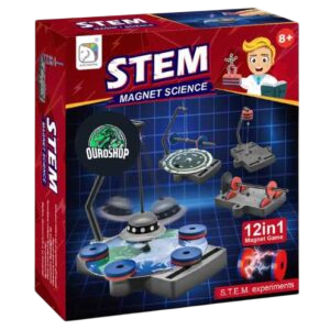 kit STEM de ciencia magnética DIY de 12 en 1
