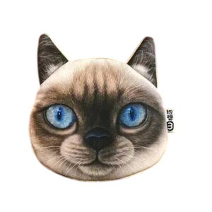 Monedero de Gato Siames 3d
