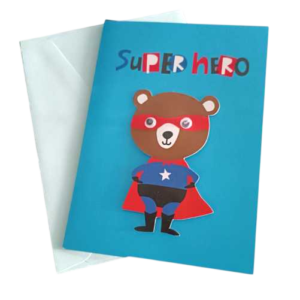 Tarjeta de cumpleaños 3D Bear