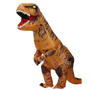 Disfraz inflable de dinosaurio para adultos