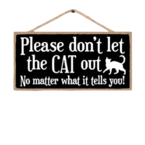 Letreros colgantes decorativos catlover 2x1