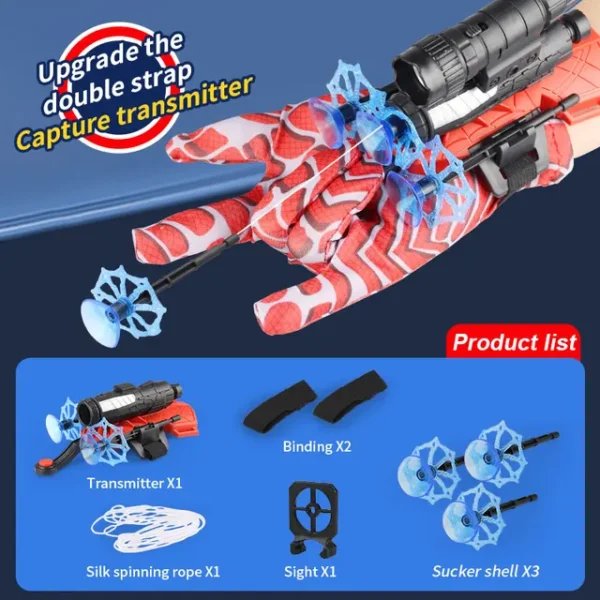 Lanzador de Guantes de Spider-Man: Diversión Interactiva para Pequeños Héroes - Image 2
