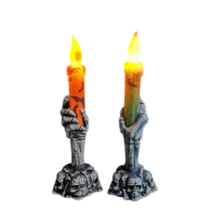 Vela Esquelética de Decoración Mística