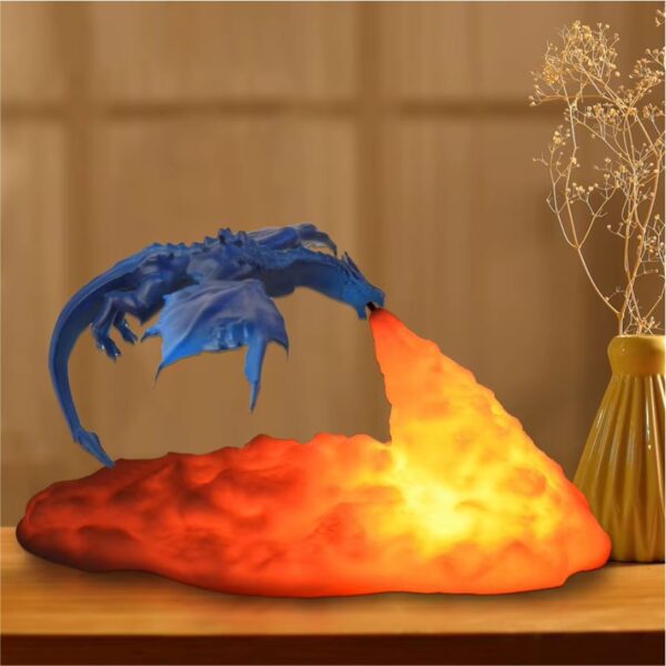 Lámpara de Fuego de Dragón de Hielo Impresión 3D - Image 6