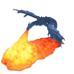 Lámpara de Fuego de Dragón de Hielo Impresión 3D