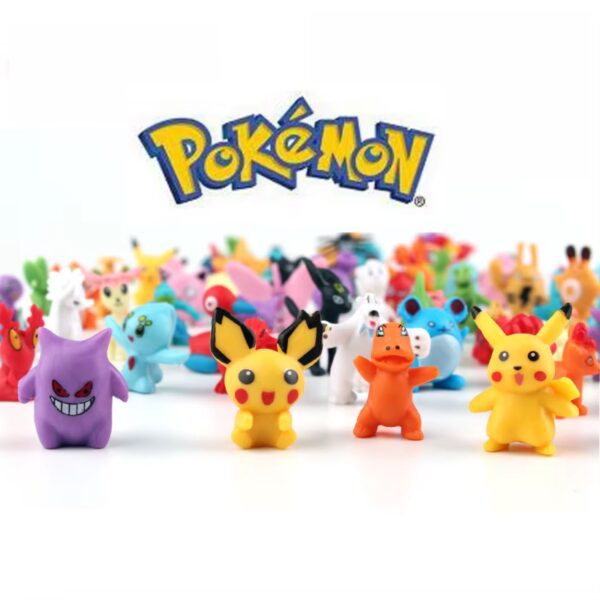 Set de 24 Mini Figuras de Pokémon + estuche de lujo
