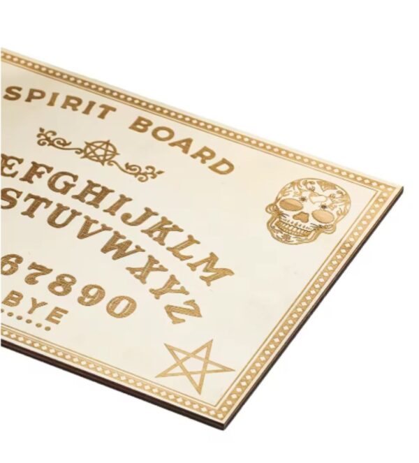 TABLA OUIJA PENDULO DE MADERA CON GRABADO METAFISICO MAGICO - Image 4