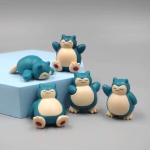 SET DE 5 MINI FIGURAS DE SNORLAX