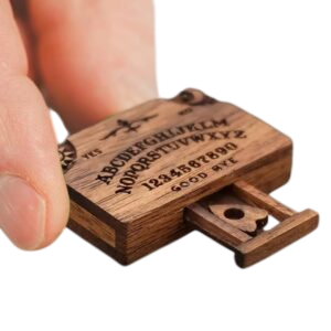 OUIJA EN MINIATURA – PORTÁTIL Y DECORATIVO