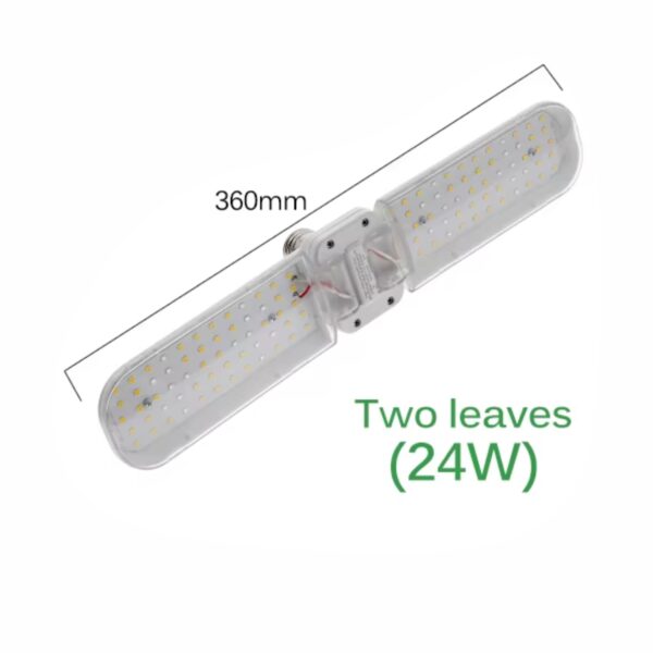 Luz LED Plegable de Espectro Completo Cultivo Plantas - 24W, 120 LED