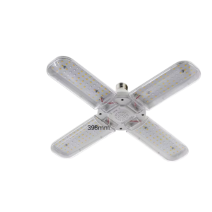 Luz LED Plegable de Espectro Completo para Cultivo - 24W Two Leaves 120 LEDs