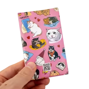 Baraja de Tarot Cat Meme – Arcana Mayor Kawaii