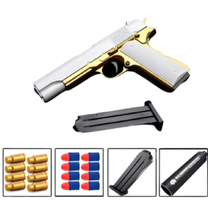 Pistola de Balas Blandas M1911 – Juguete de Simulación de Disparos Realistas