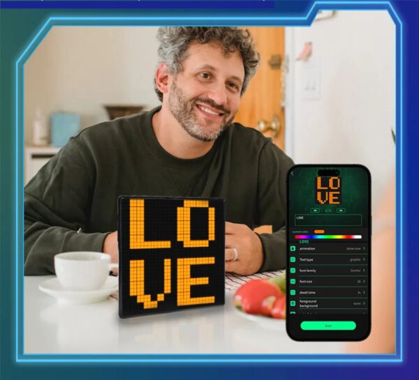 Panel de Matriz LED RGB 64x64 Píxeles – Pantalla Inteligente con Control Bluetooth - Image 8
