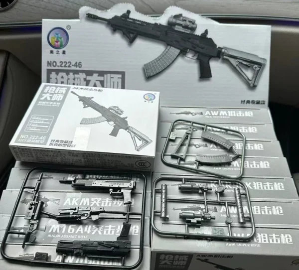 Kit de Construcción de Rifles de Asalto – Modelo Militar  Escala 1:6 - Image 4