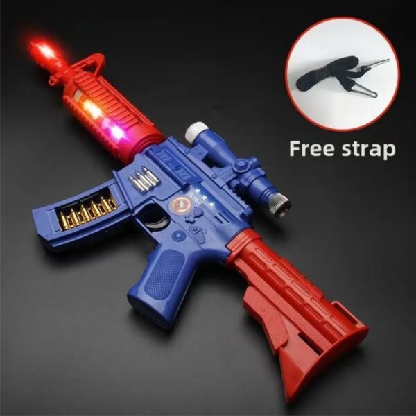 Pistola M416 LED M416 LED Luz, Sonido y Telescopio - Image 2