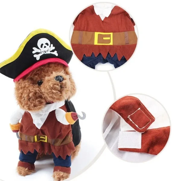 Disfraz Divertido de Perro/Gato Pirata – Talla L - Image 4