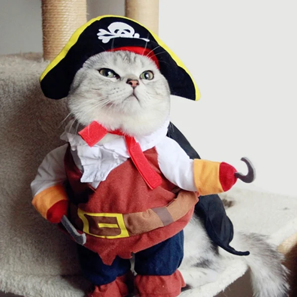 Disfraz Divertido de Perro/Gato Pirata – Talla L - Image 2