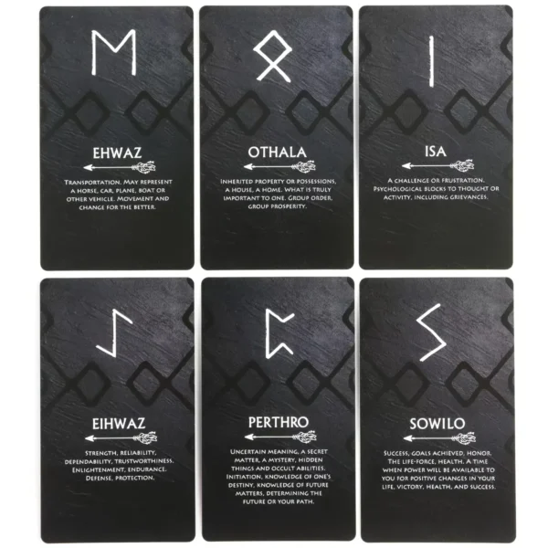 Runes Oracle Deck – Cartas Místicas Edición Limitada Intuición y Guía Espiritual - Image 4
