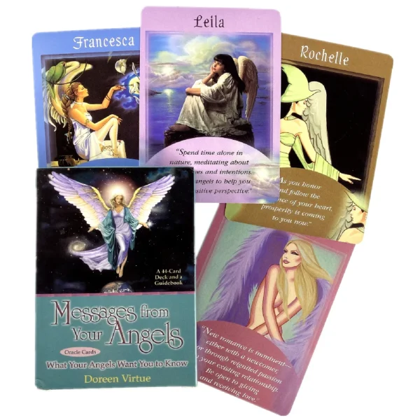 Baraja de Cartas de Oráculo con Mensajes de Tus Ángeles - Image 2