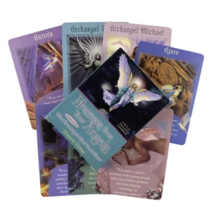 Baraja de Cartas de Oráculo con Mensajes de Tus Ángeles