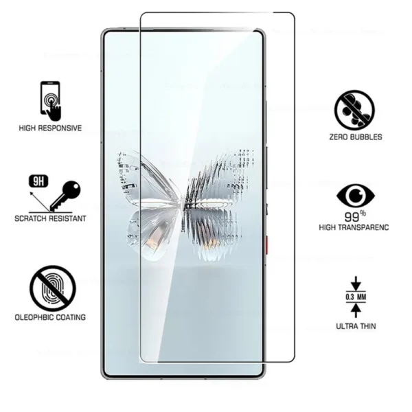 Protector de Pantalla Suave Transparente Antihuellas para Nubia Redmagic 9 / 9 Pro / 10 / 10 Pro+ - Image 3