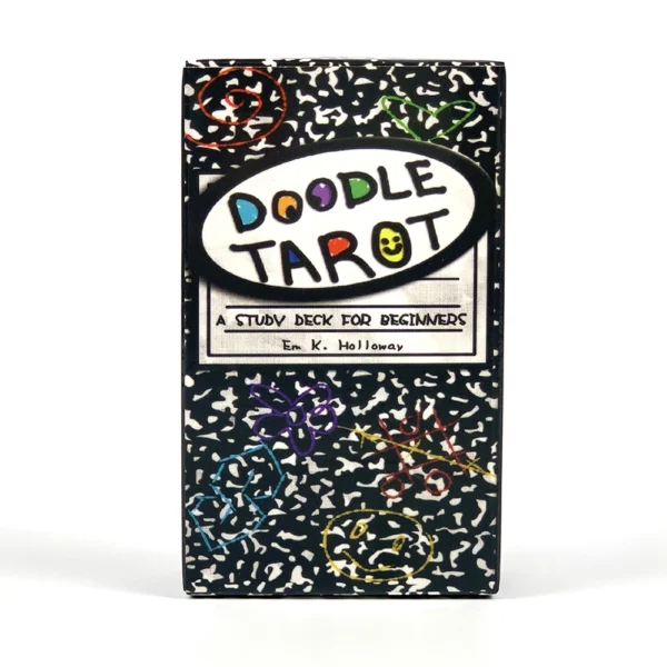 Doodle Tarot – Baraja de 78 Cartas Ilustradas a Mano | Estilo Libre y Educativo | Edición en Inglés - Image 7