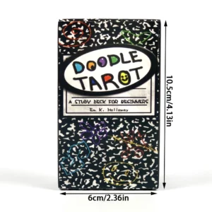 Doodle Tarot – Baraja de 78 Cartas Ilustradas a Mano | Estilo Libre y Educativo | Edición en Inglés