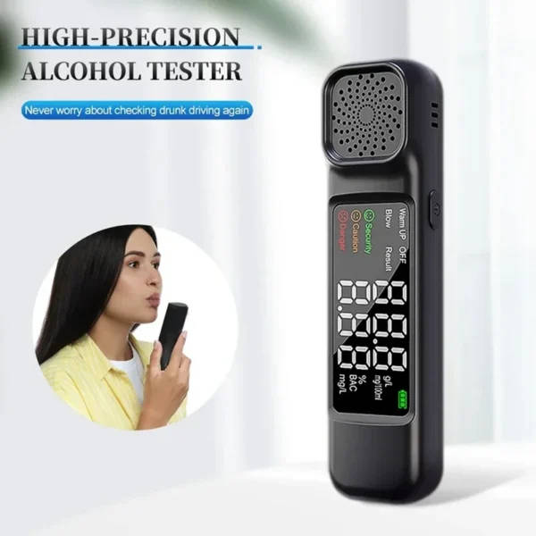 Alcoholímetro Profesional ABSS-AM03 – Medición sin contacto, precisa y en segundos - Image 7