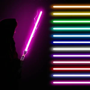 Sable de Luz RGB Luke – Edición Metálica Premium con Sonido | Ideal para Cosplay