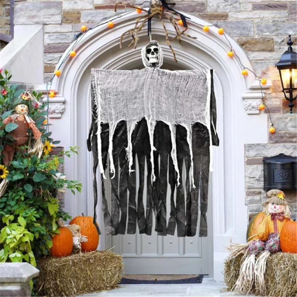 Colgador Fantasma “Schedel” – Decoración de Halloween Interior y Exterior - Image 3