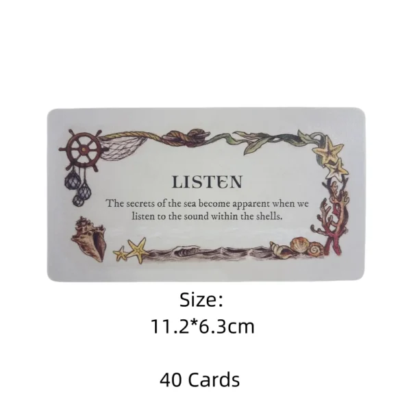 Tarjetas Oracle “Sea Melodies” – Mensajes Encantadores del Océano - Image 2