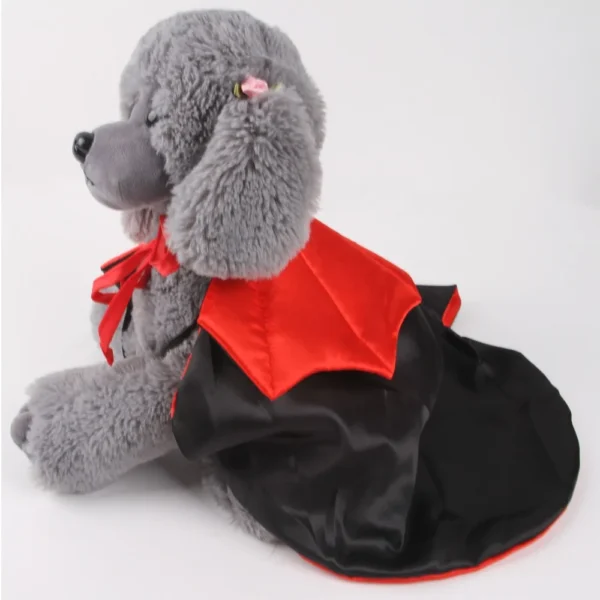 Capa de Halloween para Gatos – Disfraz Divertido y Original | Estilo Drácula | Talla Única Ajustable - Image 2