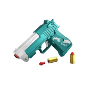 Pistola de Juguete Estilo Glock – Expulsión Realista de Cartuchos + 10 Dardos de Espuma