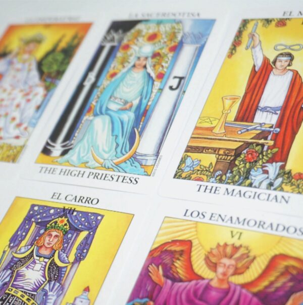 Tarot Rider-Waite Español e Inglés - 78 Cartas + Guía - Portátil - Exploración Espiritual | - Image 2