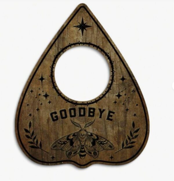 Kit para sesiones y rituales Tabla Ouija de Madera con Símbolos Místicos - Image 8