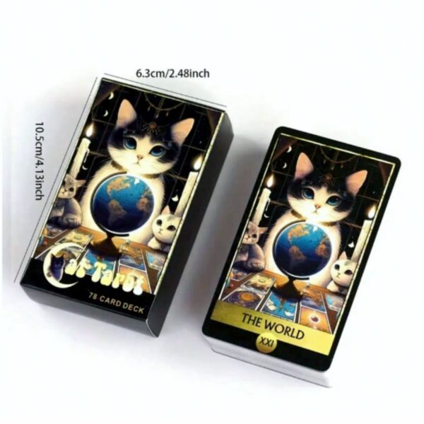 Combo Tarot de Gato + Mantel Ritual – Set Completo para Lecturas Místicas - Image 19