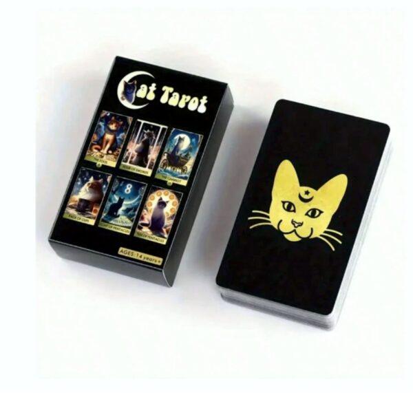Combo Tarot de Gato + Mantel Ritual – Set Completo para Lecturas Místicas - Image 20