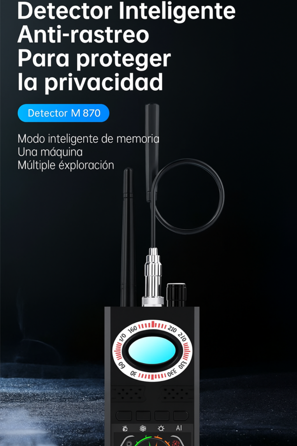 Detector de Cámara Espía Oculta K68s: Protección GPS y Anti espía - Image 3
