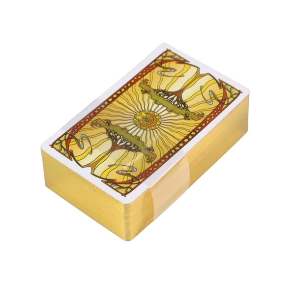 Tarot Golden Art Nouveau – 78 Cartas con Borde Dorado + Caja de Hojalata - Image 14