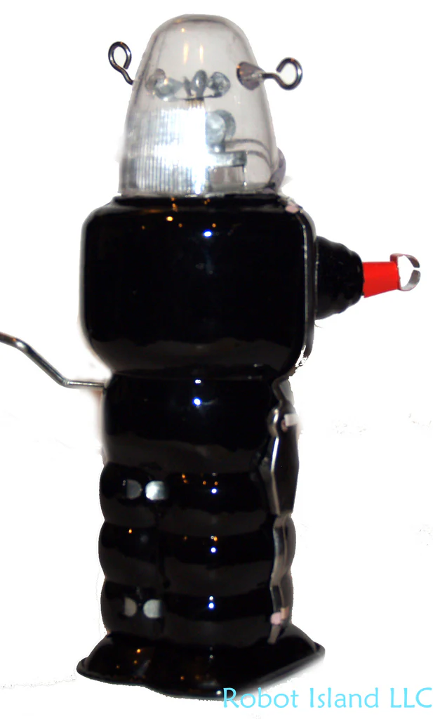 Robot Androide MS 207 de EstaƱo Negro Coleccionable Movimiento de Cuerda - Image 5