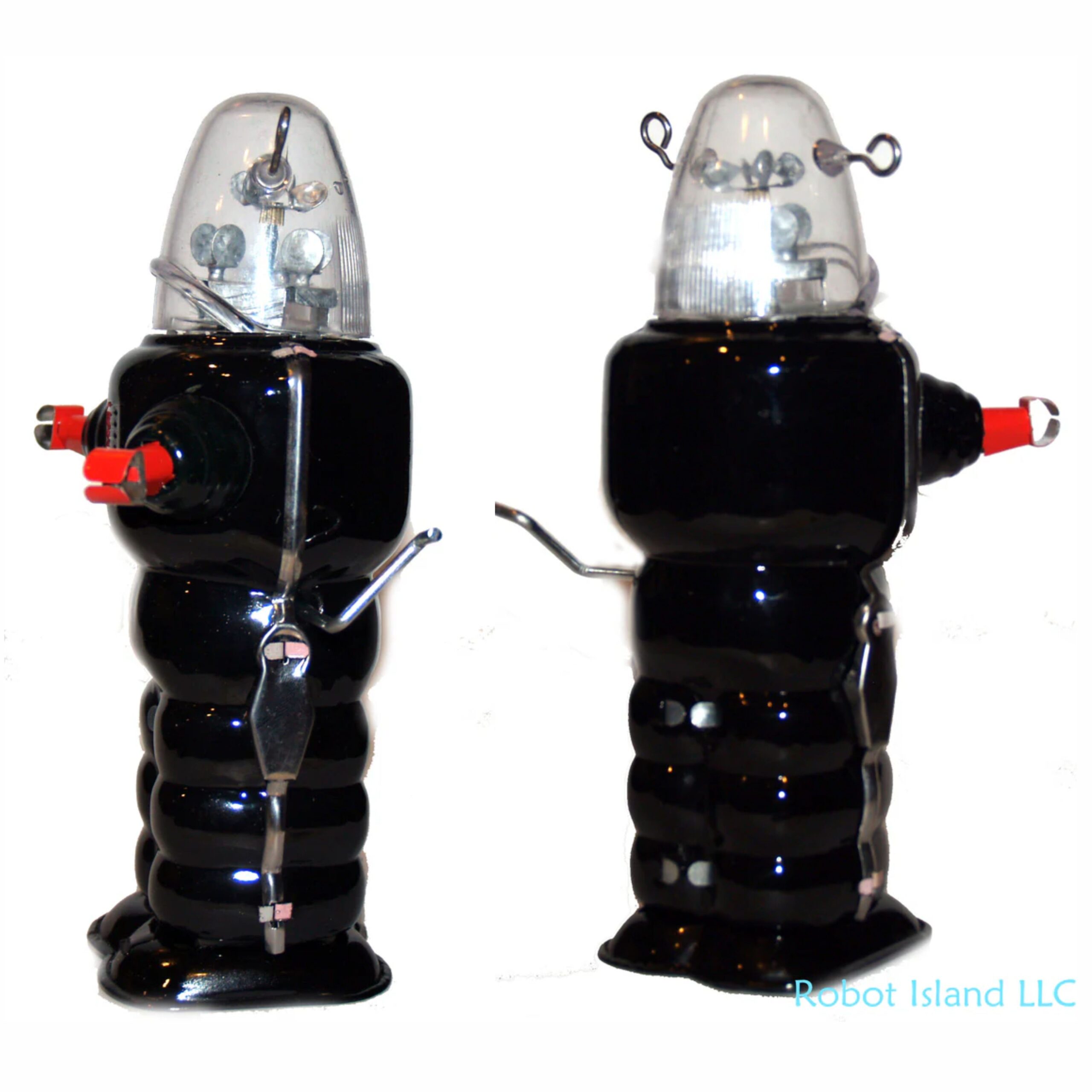 Robot Androide MS 207 de EstaƱo Negro Coleccionable Movimiento de Cuerda - Image 2