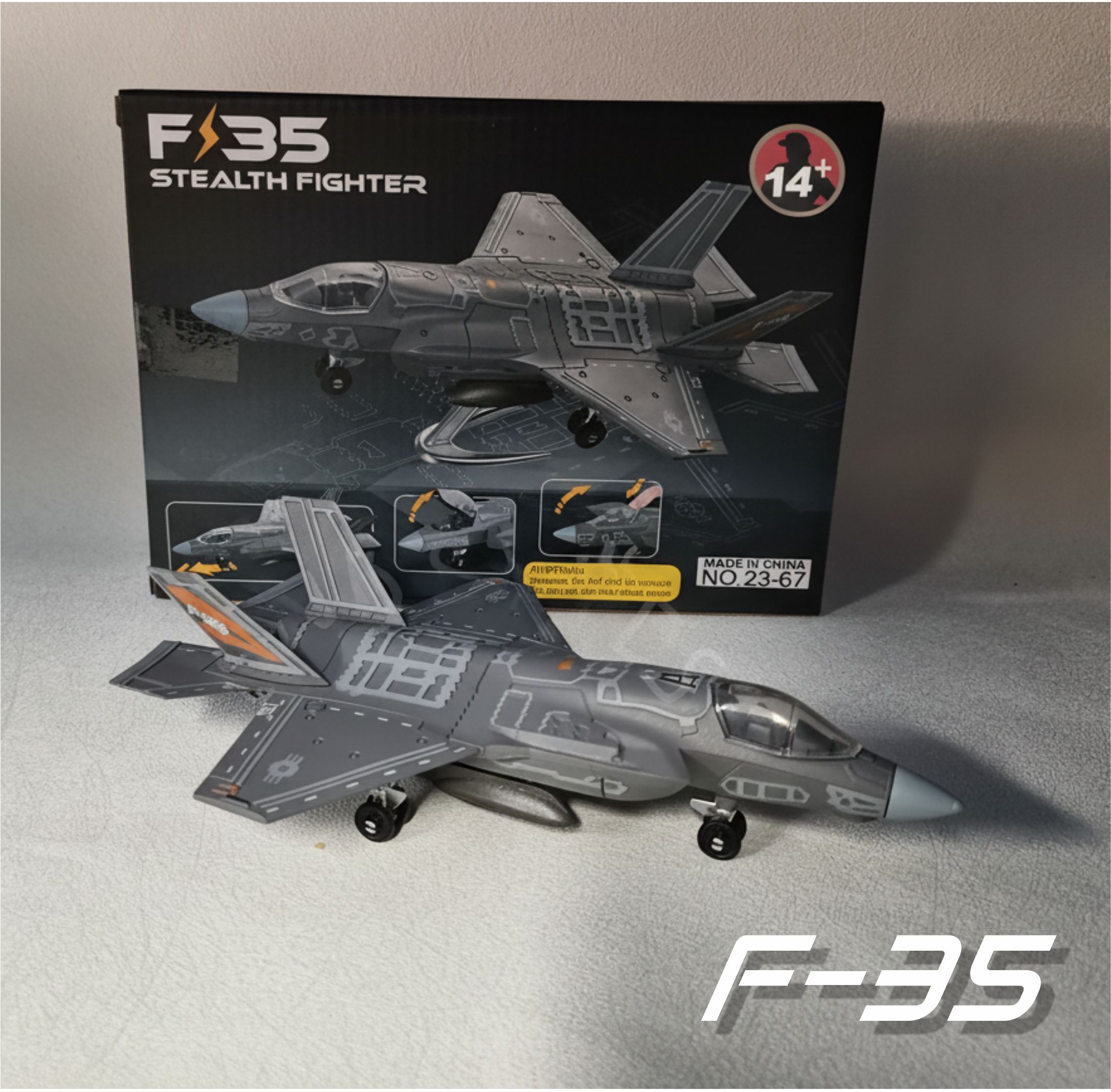 Avion combate Modelo Exclusivo F-35 1/72 – Rompecabezas 3D Innovador - Image 4