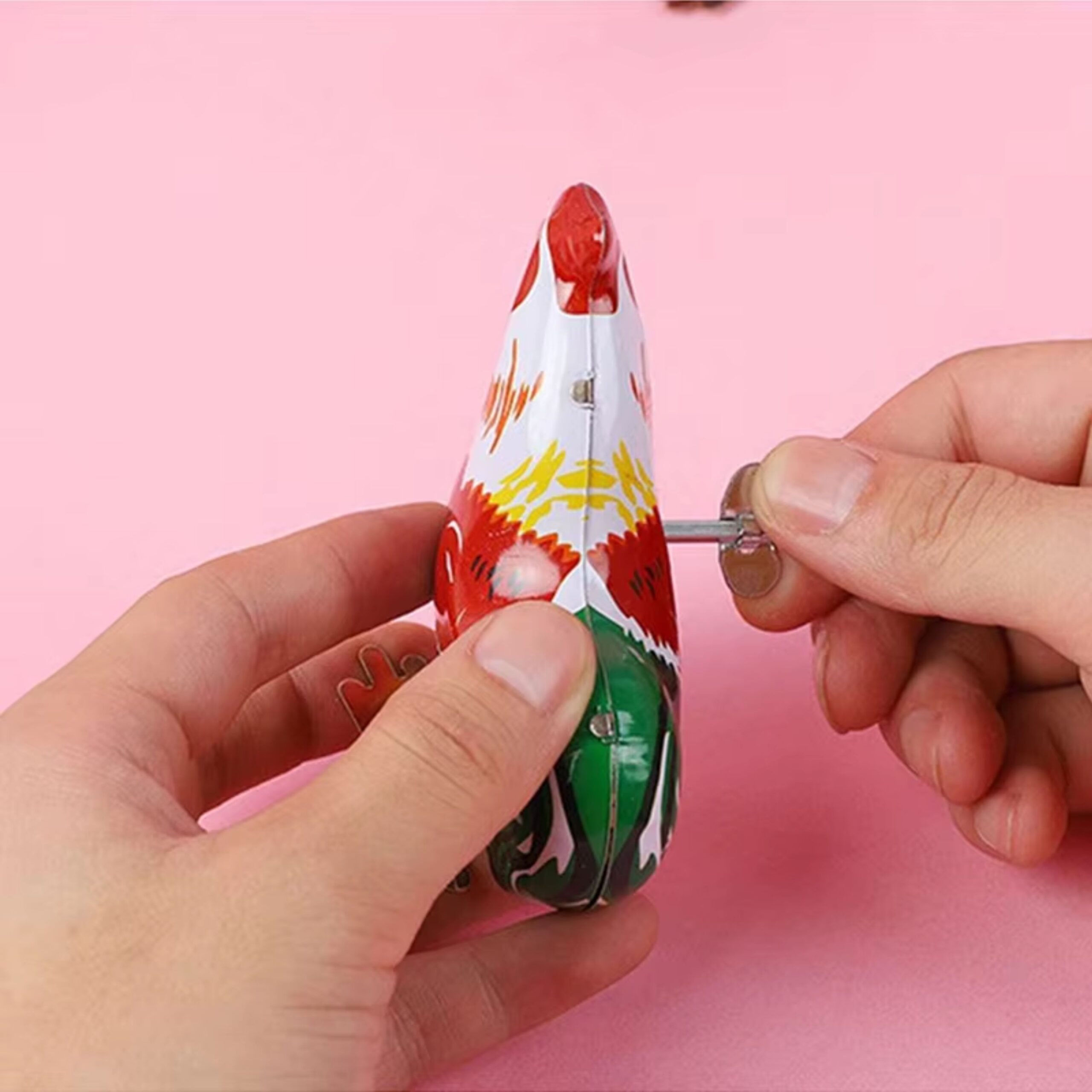 Set de Juguetes de Hojalata Vintage x4 – Mecanismo de Cuerda - Image 2