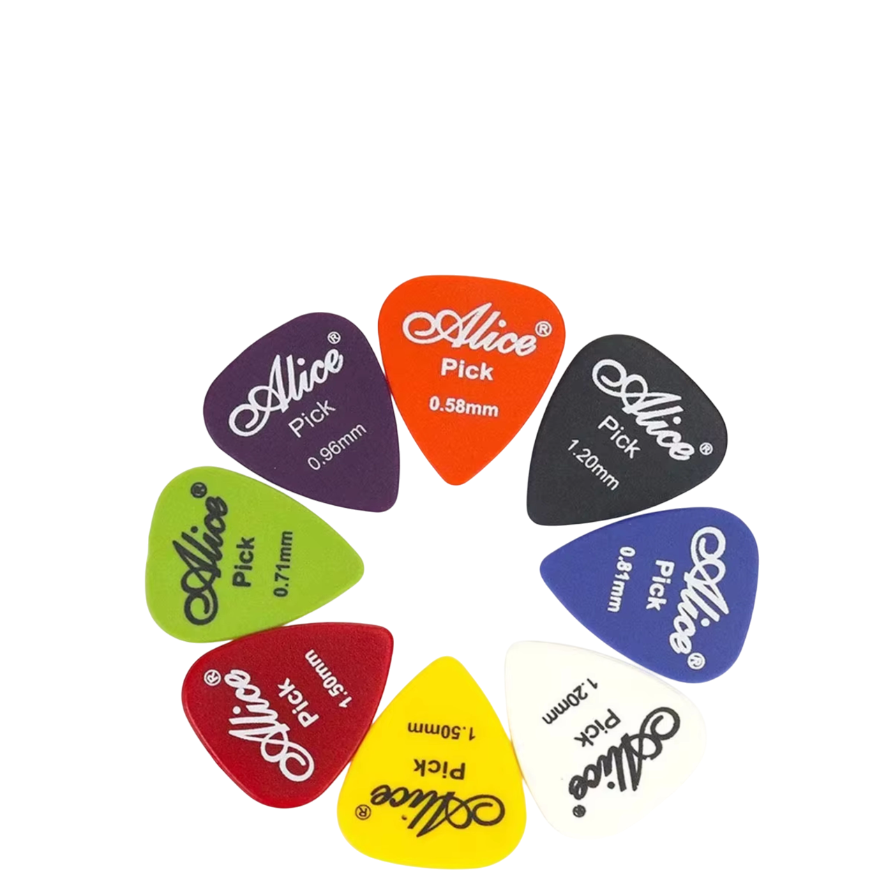 Púas de Guitarra Multicolor – Pack 50 unidades ABS Premium