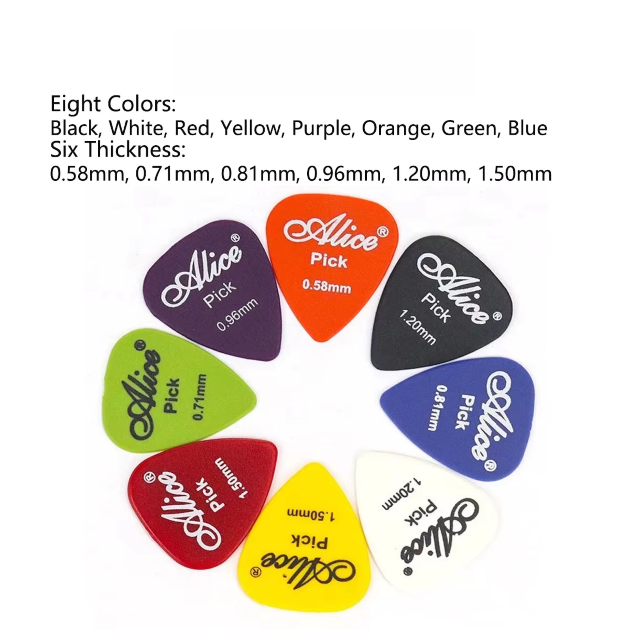 Púas de Guitarra Multicolor – Pack 50 unidades ABS Premium - Image 8