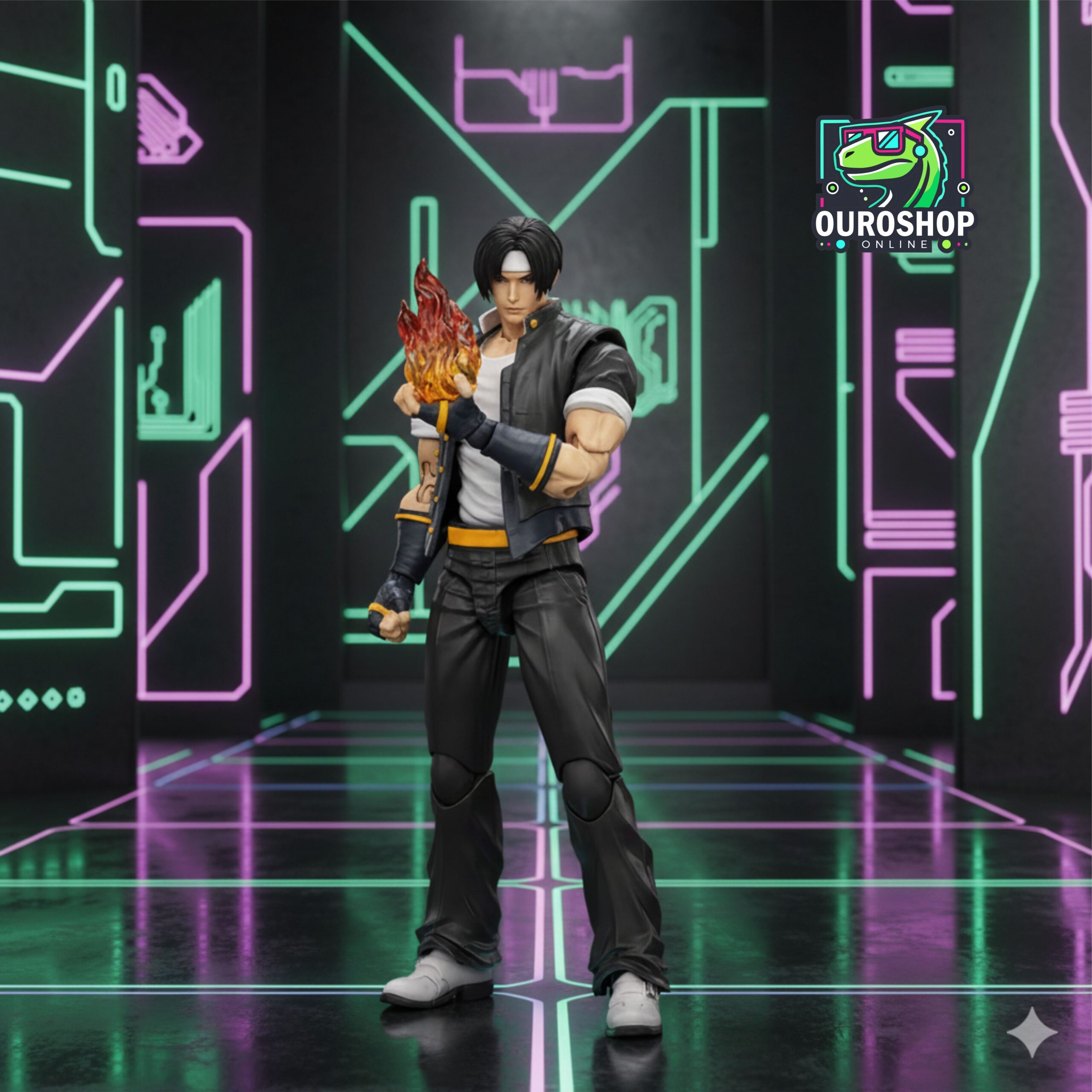 Figura de Acción Kyo Kusanagi (KOF 98UM) – Colección JOYTOY 1/18 - Image 12