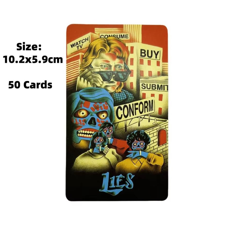 Cartas Clásicas de Oráculo de Terror | Baraja Oscura 50 Cartas – Edición Inglés - Image 2